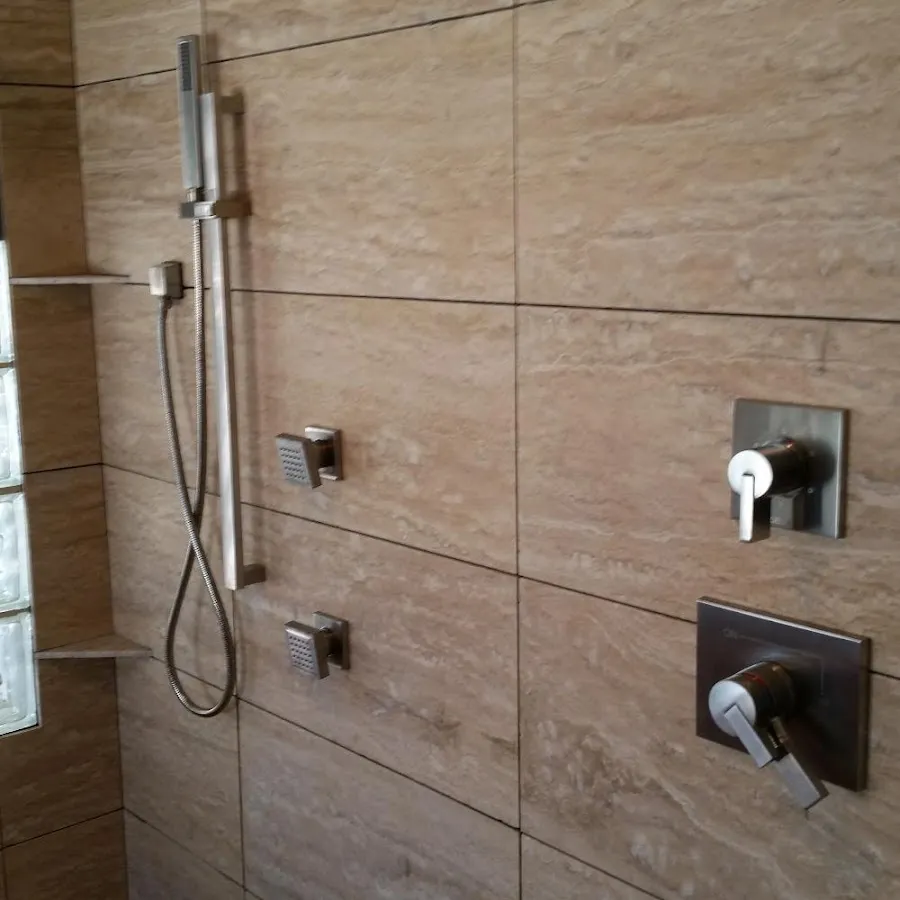Shower fixture installation for Water Heater Replacement in Gleneagle